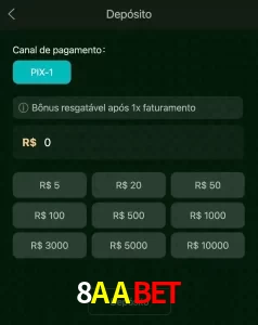 deposits 8AABET